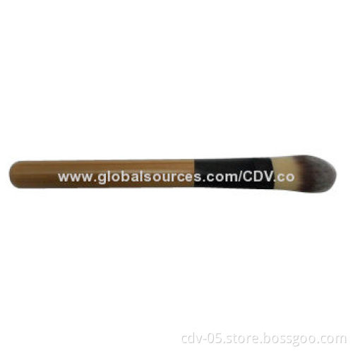 Foundation makeup brushes, made of original bamboo handle with tricolor synthetic hairNew
